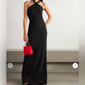 Bernadette Jolene halterneck crepe maxi dress - 38 (M - US 6)